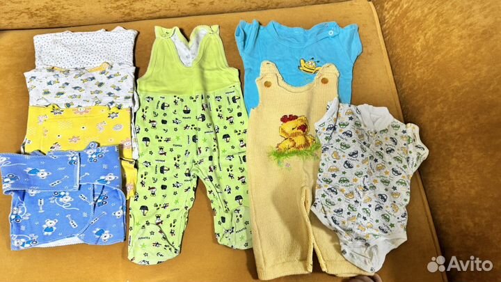 Пакет вещей для новорожденного