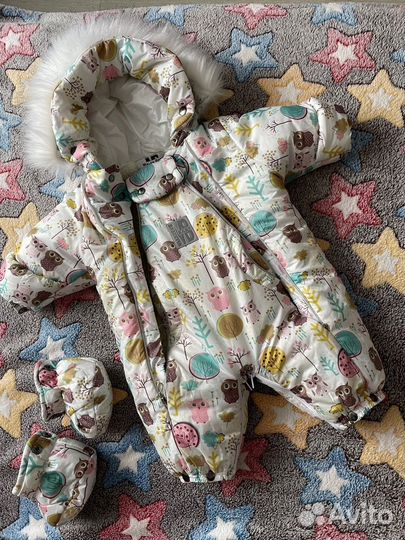 Комбинезон зимний детский, размер 68