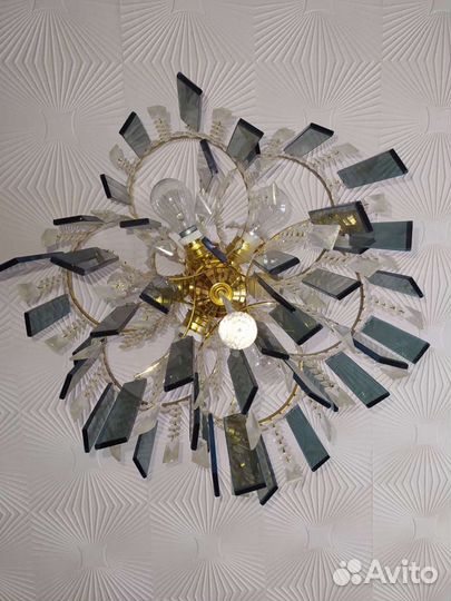 Люстра потолочная хрусталь