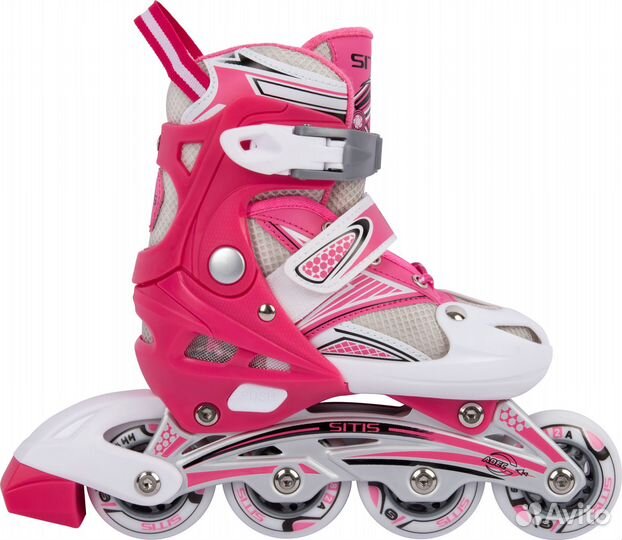 Ролики sitis Polly Pink-White Vor29