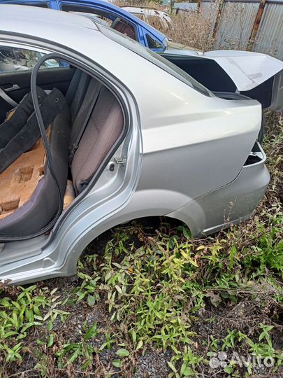 Chevrolet aveo t250 10г. Крыло заднее левое