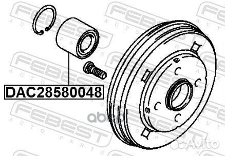 Подшипник ступичный задний mitsubishi attrage/M