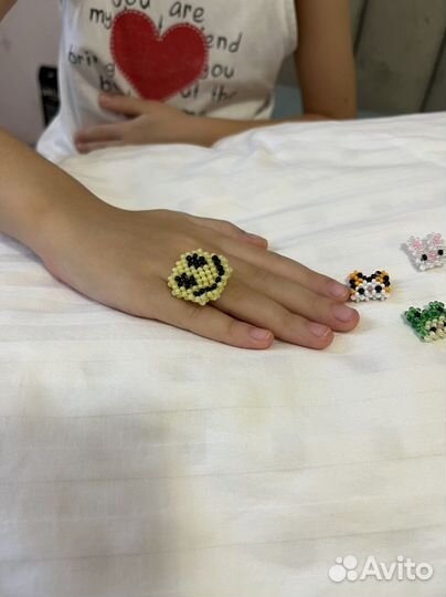 Кольца из бисера