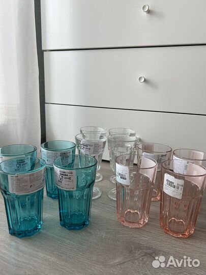 Стаканы бокалы икеа Покал IKEA pokal новые