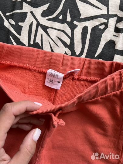 Футболка, шорты Zara 104 см