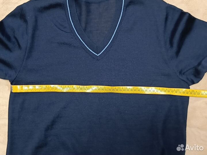 Джемпер мужской Русский трикотаж р.48/50 синий