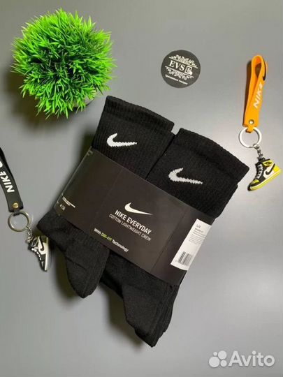 Носки Nike everyday 10 пар черные