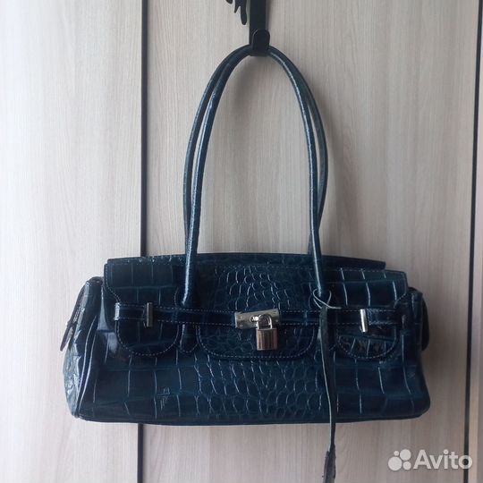 Сумка в стиле Hermes, кожа