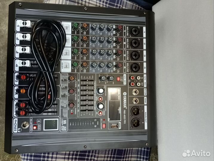 Активный микшерный пульт. yamaha новый 2/450вт