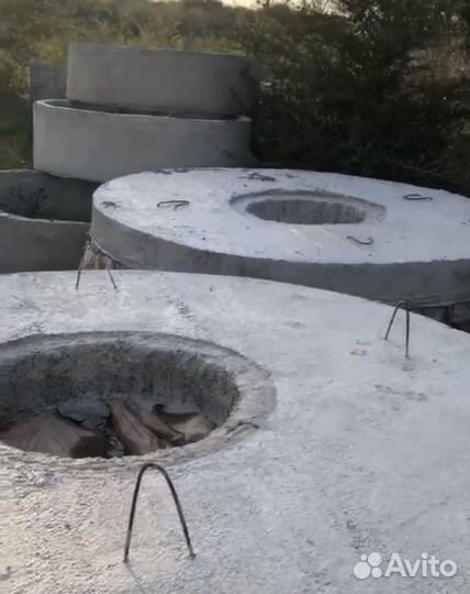 Кольца жби, рытье ям, доставка, монтаж