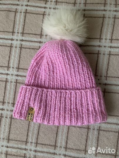 Шапка зимняя для девочки 52 54 новая