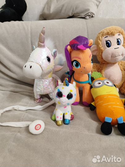 Мягкие игрушки пакетом интерактивные