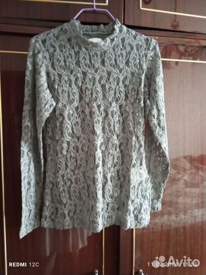 Блуза жен. нов. кружево, Португалия, 46р