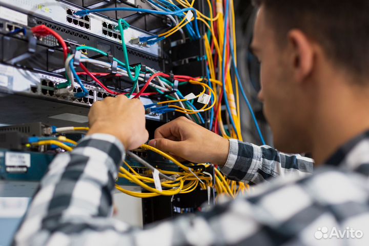 Монтаж слаботочных систем, видеонаблюдения