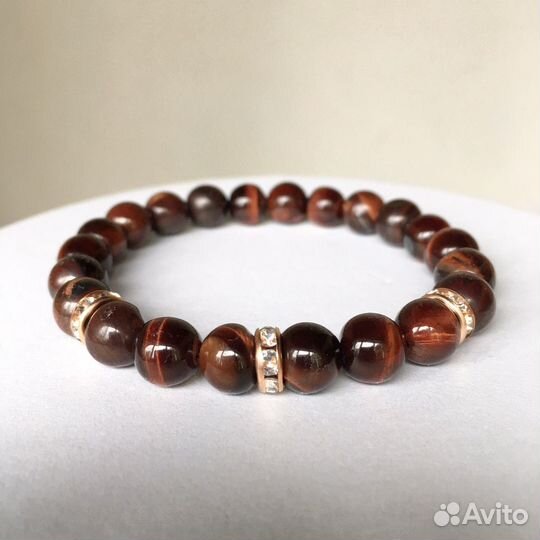 Браслеты натуральные камни тигровый глаз