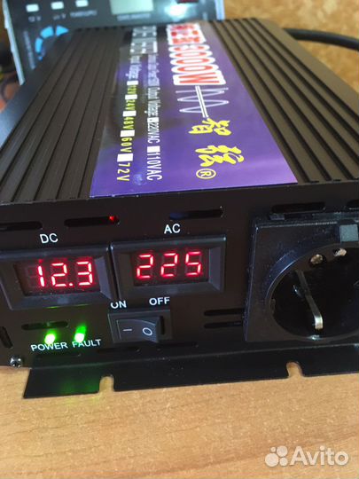Инвертор Преобразователь напряжения 12 220в 3кВт