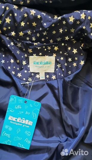 Куртка демисезонная для девочки 104 новая
