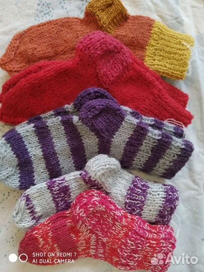 Детские шерстяные носки