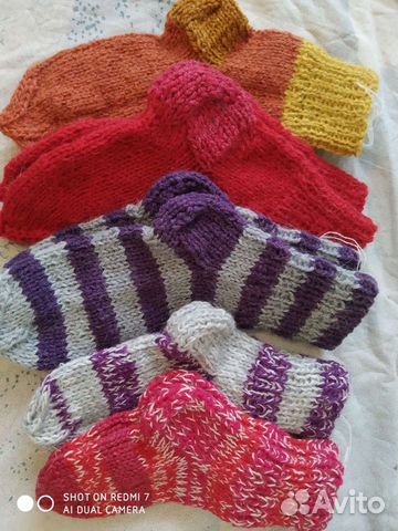 Детские шерстяные носки