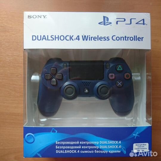 PS4 Геймпад Sony DualShock Midnight Blue v2 новый