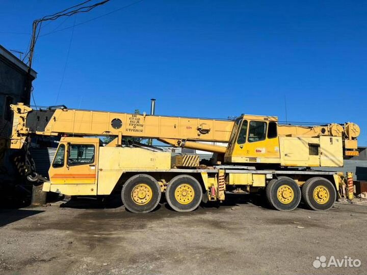 Аренда и услуги автокрана, 50 т, 40 м, с гуськом 16 м