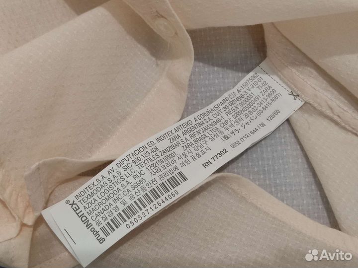 Блузка-рубашка Zara на девочку 6 лет