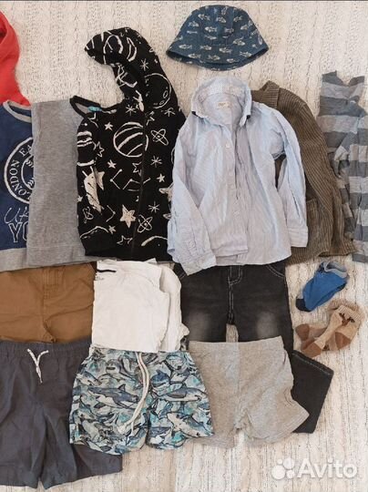 Пакет одежды на мальчика 110 - 116 - 122