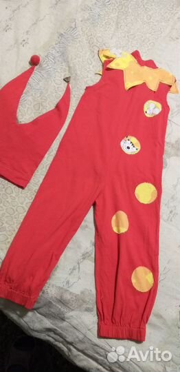 Костюм Петрушка на мальчика 2-5 лет