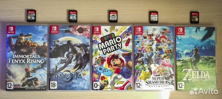Игры для Nintendo Switch. Картриджи