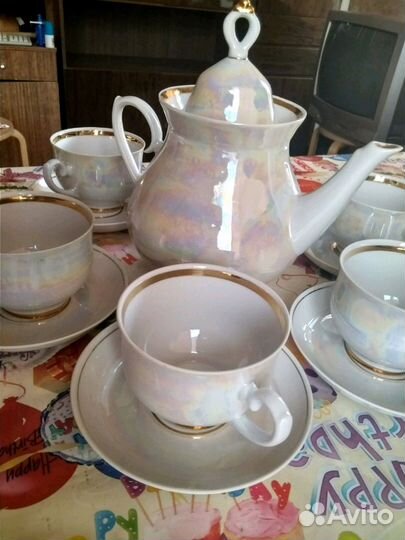 Сервиз перламутровый чайный