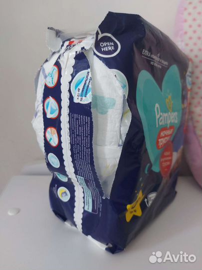 Трусики памперс ночные размер 6