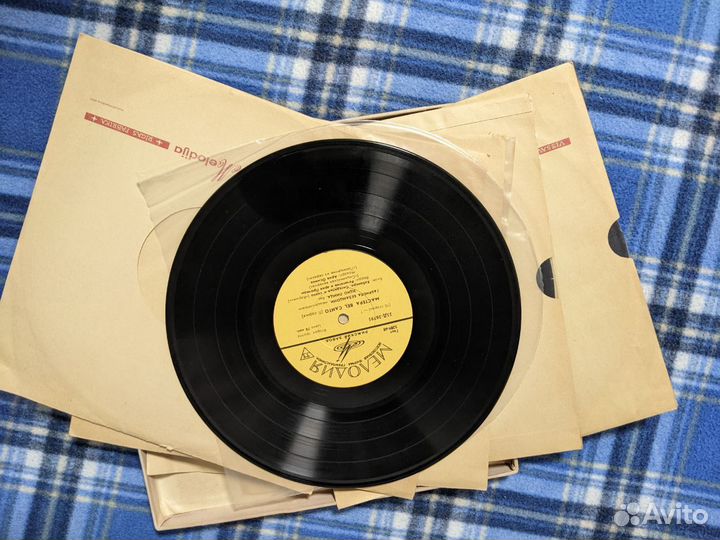 Пластинка виниловая Мастера Бель Канто 1я-2я серии