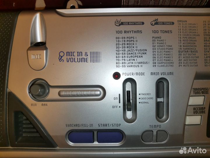 Синтезатор Casio CTK-496