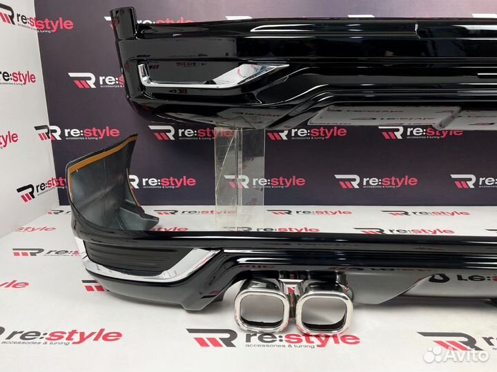 Обвес Toyota Land Cruiser 200 с 16г Черный