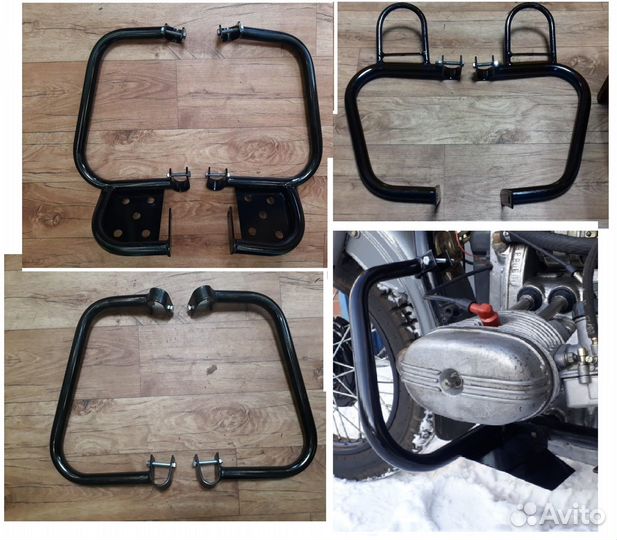 Дуги защиты головки мото урал