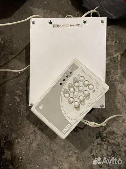 Блок и панель от домашней сигнализации