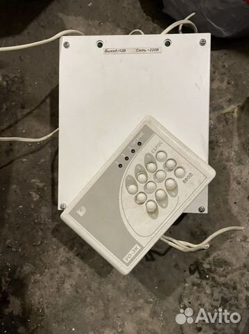 Блок и панель от домашней сигнализации