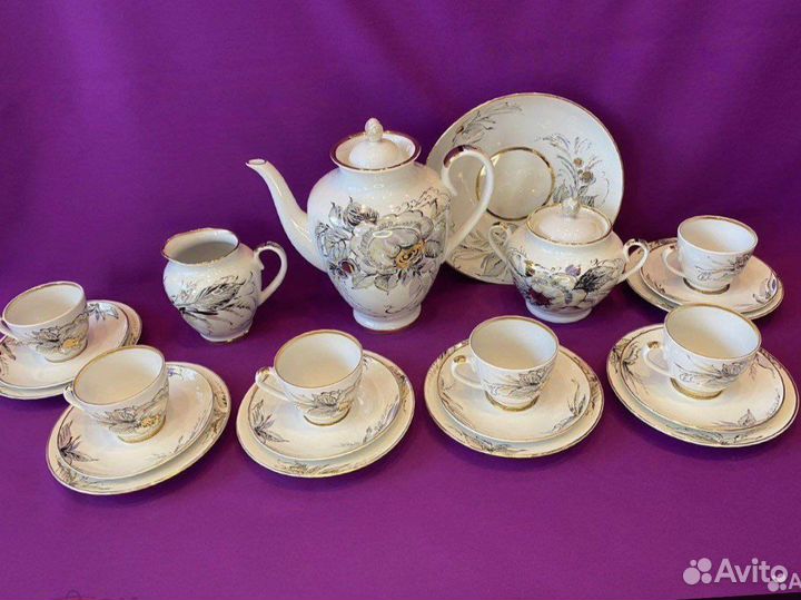 Кофейный сервиз лфз/ифз Жемчужный