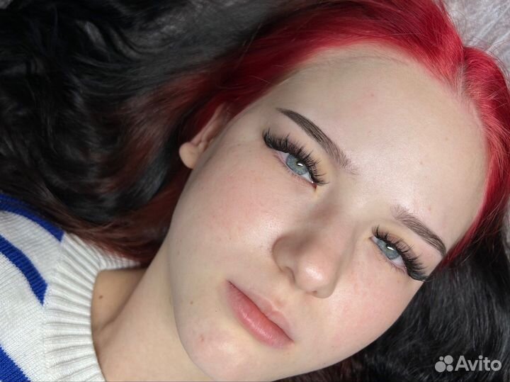 Наращивание ресниц, брови