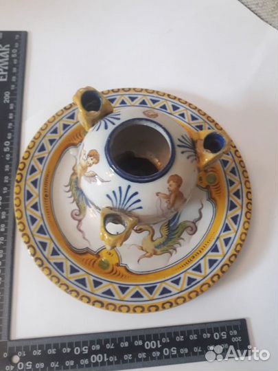 Редкость Куритильница Майолика 1580год