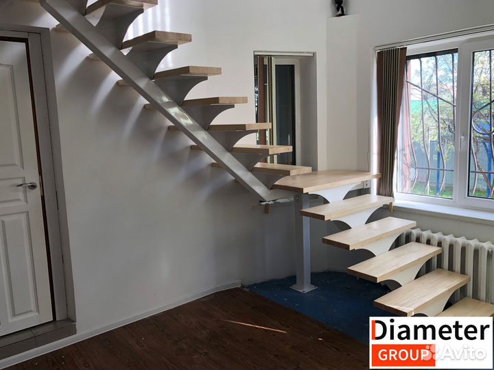 Производство стальной лестницы на тетиве