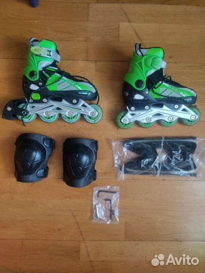 Роликовые коньки детские раздвижные