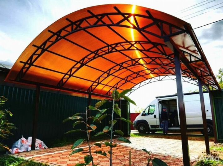 Навес под ключ