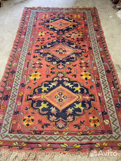 Дагестанский ковер (сумах) ручной работы 2.65/1.50