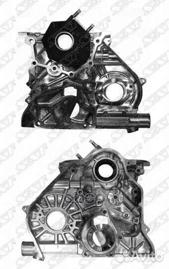 Насос масляный toyota hilux surf/chaser/cresta