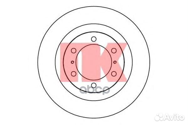Диск тормозной передний вентилируемый toyota La