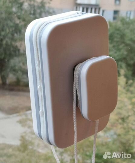 Щетка для мойки окон магнитная двойной окномой NEW