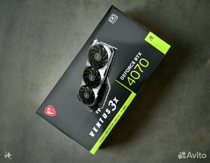 Видеокарта MSI GeForce RTX 4070 Ventus 3X Е OC