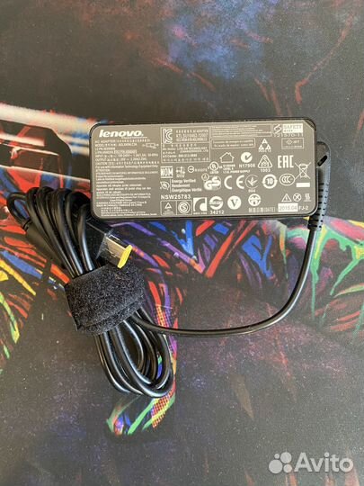 Блок питания для ноутбука lenovo 20V 2.25A