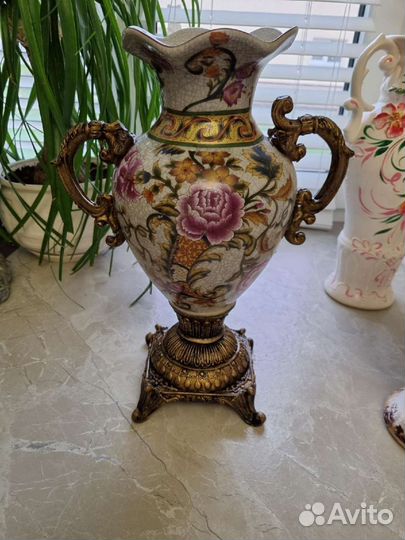 Ваза для цветов керамика